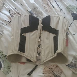 Robert Rodriguez Lace-Up Bustier